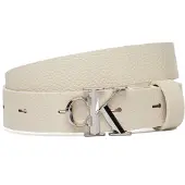 Calvin Klein Leather Monogram Logo Belt