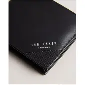 Ted Baker Prugs Herrar Pr präglad hörnläder bifold myntplånbok