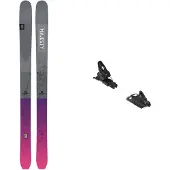 Majesty - Skidpaket (skidor + bindning) - Paketen Havoc 110 Ti 2025 för UnisexUll - Grå