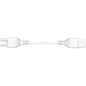 SOLAR PLUS Flexline mellananslutningskabel rak 10 cm vit