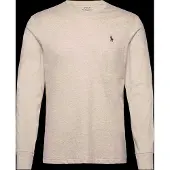 Ralph Lauren T-shirt beigemelerad / choklad