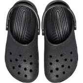 Crocs Sandaler - Classic+ Glitter Träsko - Black Glitter - - 38/39 - Sandal