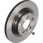 Brembo Bromsskiva 09C74311 bak, ventilerad, höggradigt förkolnad, 1 Stycke
