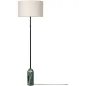 Gubi Golvlampa , Gravity, dimbara, Beige, Vardagsrum, Tyg / textil, Design