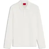 HUGO Slim-fit polo shirt in mercerised cotton