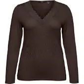 Vero moda T-shirt 'VMRosa' mörkbrun