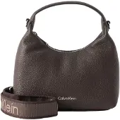 Calvin Klein Axelremsväska mörkbrun