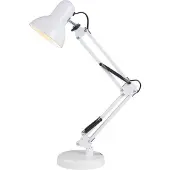SOLAR PLUS ARCHI bordlampa E27 med stativplatta vit