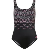 Zoggs Dam Electric Scoopback One-Piece Baddräkt (Svart)