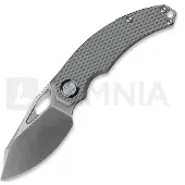 Kunwu Knives ComPadre - Satin - Titanium fällkniv, Diamond Texture