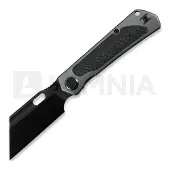 Kunwu Knives Cochise - DLC - Titanium + Carbon Fiber Inlay fällkniv