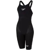 Speedo Badkläder med struktur för kvinnor/damer (Svart)
