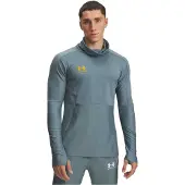 Under Armour Herre-T-shirt Challenger Pro med trattkrage och smal passform (Jasper)