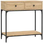vidaXL Konsolbord, Sonomaek, 75X34,5X75 Cm