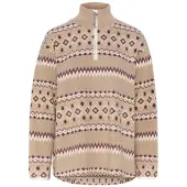 Kari Traa Women's Ruthie Midlayer Half Zip Mocha