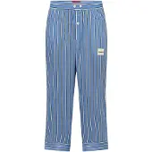 HUGO Kleo Lyocell-pyjamasbyxor med ränder för kvinnor/damer (Blå)