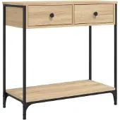 Super Merchant Vidaxl Konsolbord, Sonomaek, 75X34,5X75 Cm