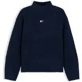 Tommy Hilfiger Tommy Jeans Tommy Badge Mock Neck Jumper WiTH Alpaca
