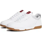 Tommy Hilfiger Logo Basketball Trainers WiTH Leather