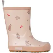 Liewood Gummistövel kitt / rosa / puder / knallröd