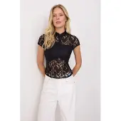 Trendyol Blus 'TWOSS26BZ01023' svart