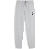 Tommy Hilfiger Byxa 'SIGNATURE' marinblå / ljusgrå / körsbärsröd