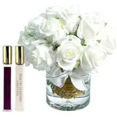 Côte Noire Roses de luxe gåvoset vit