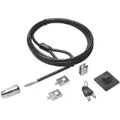 Kensington Desktop and Peripherals Standard Keyed Locking Kit 2.0 - Lås för säkerhetskabel - 2.4 m