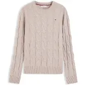 Tommy Hilfiger Pure Wool Chain Cable Knit Jumper