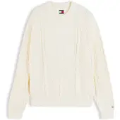 Tommy Hilfiger Tommy Jeans Diamond Cable Knit Relaxed Jumper