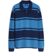 HUGO Nistrico 10281584 Blue T-shirt Med Lång ärm