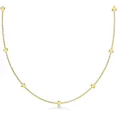 Edblad Barley Petite halsband Multi Gold 131842