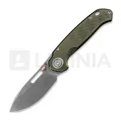 Vosteed Zander - Stonewash - Aluminium fällkniv, olivgrön