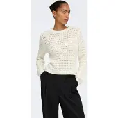 ONLY Tröja 'ONLAVIA' ullvit