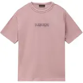 Napapijri New Box Logo T-shirt Med Korta ärmar