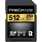 Prograde Digital SDXC UHS-II V60 Memory Card (512GB)