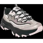 SKECHERS Låg sneaker 'D LITE MAX' guld / taupe / ljusgrå / svart