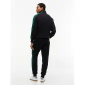Tommy Hilfiger Träningsoverall 'ESS' jade / svart
