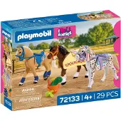 Playmobil I Love Hästar - Tre hästar figurset 72133 - 29 Delar - - One Size - Leksaker
