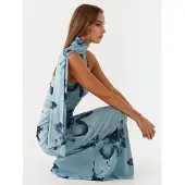 Hiccups for Kids Halterlösa Tryckta Bodycon Maxiklänning