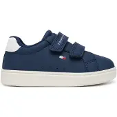 Tommy Hilfiger Logo Hook And Loop Trainers