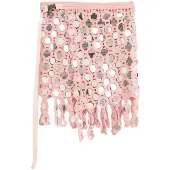 Desigual Strandhandduk rosa / silver