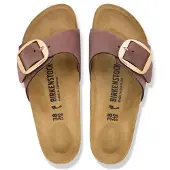 Birkenstock Pantolette mörkröd