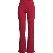 Casall Women's Soft Touch Flared Pants Maroon Red