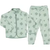 Geggamoja Fleeceset Green Clover - 86/92