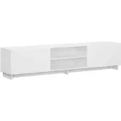 vidaXL TV-bänk 180 x 34,5 x 40 cm Vit Konstruerat trä