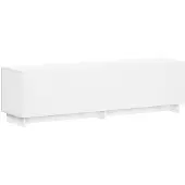 vidaXL TV-bänk 140 x 34.5 x 40 cm Vit Konstruerat trä