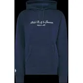 Ralph Lauren för män. 710B26089004 Marinblå sweatshirt i frotté med logotyp (M), Casual, Bomull, Marino
