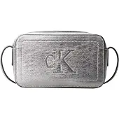 Calvin Klein Metallic Monogram Crossbody Camera Bag