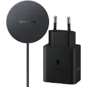 Samsung Trådlös magnetladdare och 45W USB-C-nätadapter EP-P2900TBEGWW - Svart